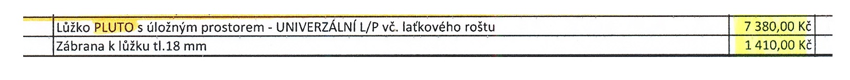 ceník pluto